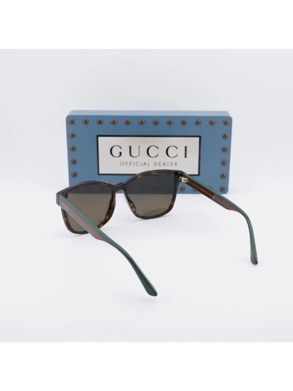 Gucci GG0417SK 003 Square Sunglasses - Havana / Brown